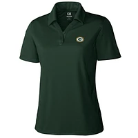 Women's Cutter & Buck Green Green Bay Packers DryTec Genre Polo