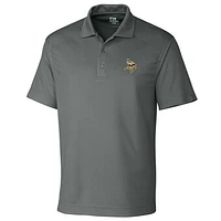 Men's Cutter & Buck Gray Minnesota Vikings Big & Tall DryTec Genre Polo