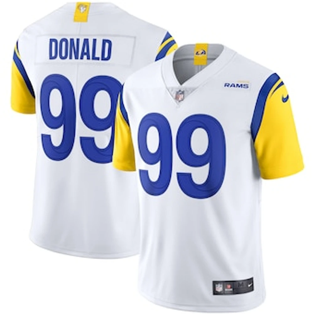 Men's Nike White Aaron Donald Los Angeles Rams Alternate Vapor Limited Jersey