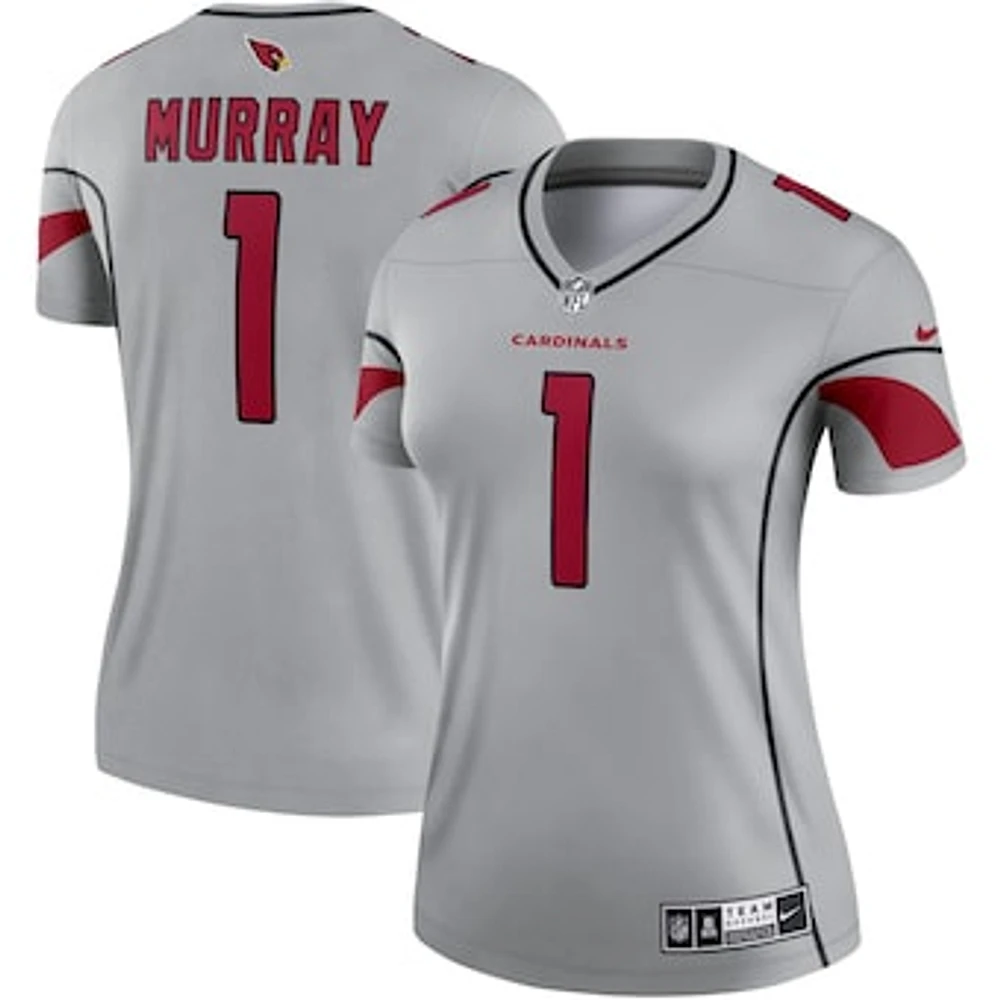 Women's Nike Kyler Murray Gray Arizona Cardinals Inverted Legend Player Performance Top