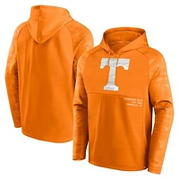 Men's Fanatics Tennessee Orange Tennessee Volunteers Defender Raglan Pullover Hoodie