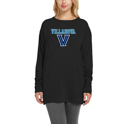 Women's Concepts Sport Black Villanova Wildcats Rapture Long Sleeve Top