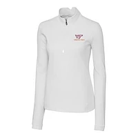 Women's Cutter & Buck Virginia Tech Hokies Traverse Half-Zip Pullover Jacket