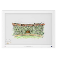 Chicago Cubs Wrigley Field Sketch Limited Edition 20'' x 14'' Limited Edition Fine Art Print