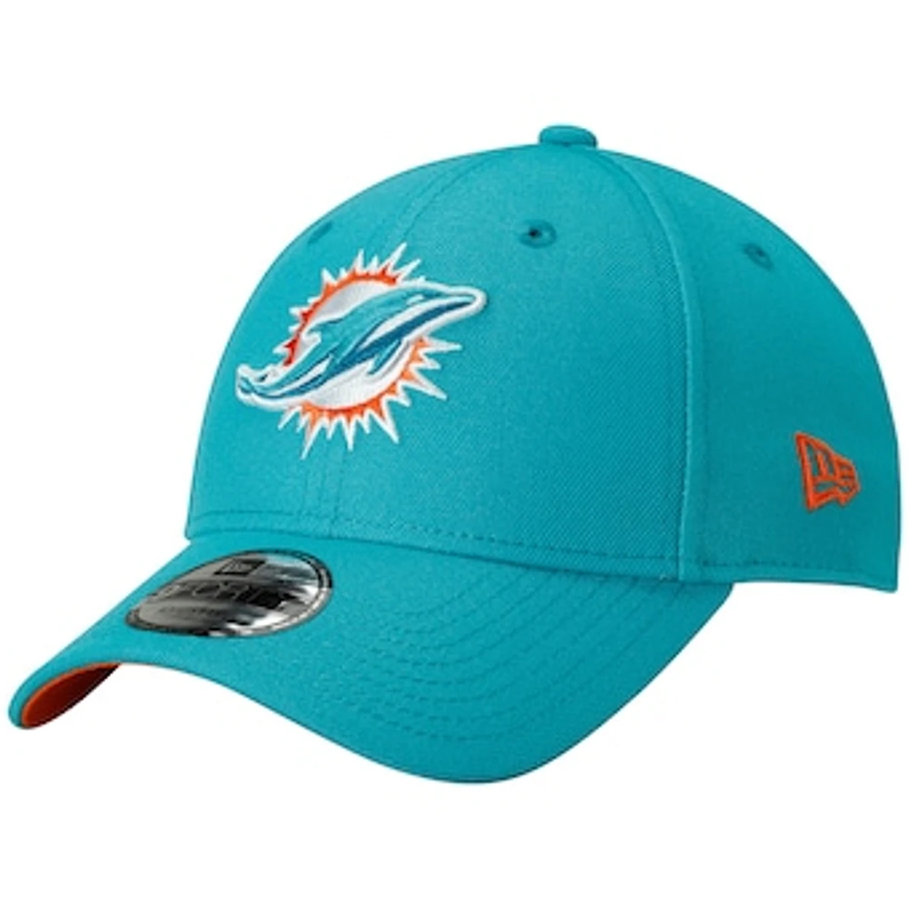 Youth New Era Aqua Miami Dolphins League 9FORTY Adjustable Hat