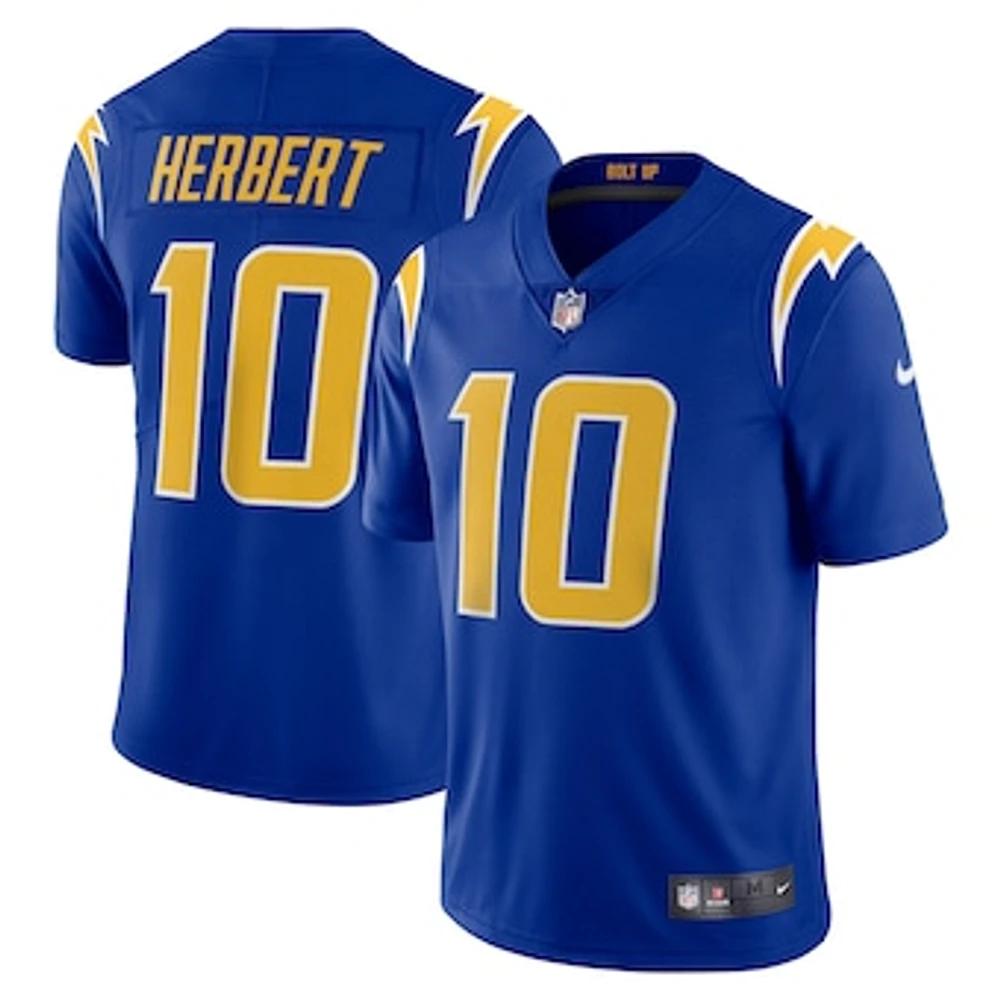 Men's Nike Justin Herbert Royal Los Angeles Chargers Vapor Limited Jersey