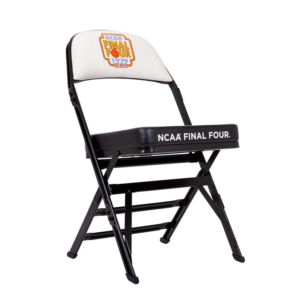 Black NCAA Men's Basketball Tournament March Madness Final Four Bench Chair
