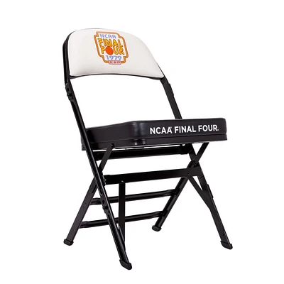 Black NCAA Men's Basketball Tournament March Madness Final Four Bench Chair