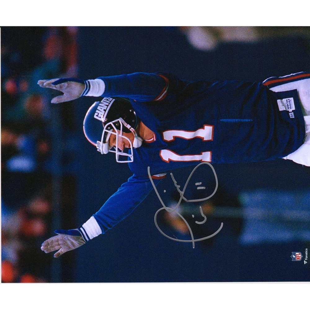 Phil Simms New York Giants Autographed 8" x 10" Arms Up Celebrating Photograph