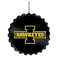 Iowa Hawkeyes 19" Bottle Cap Wall Art Dangler