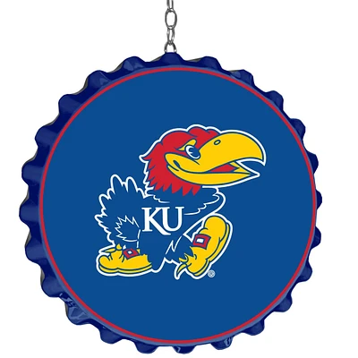 Kansas Jayhawks 19" Bottle Cap Wall Art Dangler