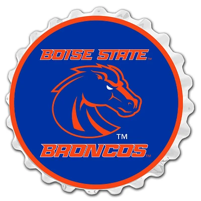 Boise State Broncos 19'' x 19'' Logo Bottle Cap Wall Sign
