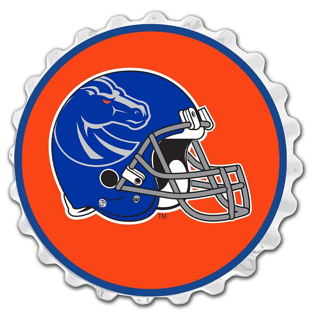 Boise State Broncos 19'' x 19'' Helmet Bottle Cap Wall Sign