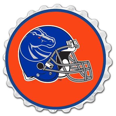 Boise State Broncos 19'' x 19'' Helmet Bottle Cap Wall Sign