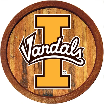 Idaho Vandals 21'' x 21'' Color Logo Faux Barrel Top Sign