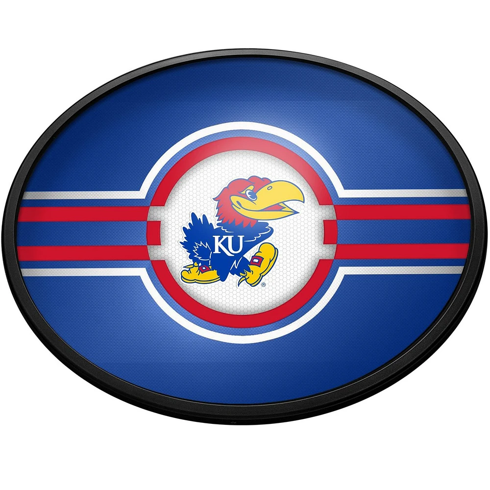 Kansas Jayhawks 18'' x 14'' Team Color Slimline Illuminated Wall Sign