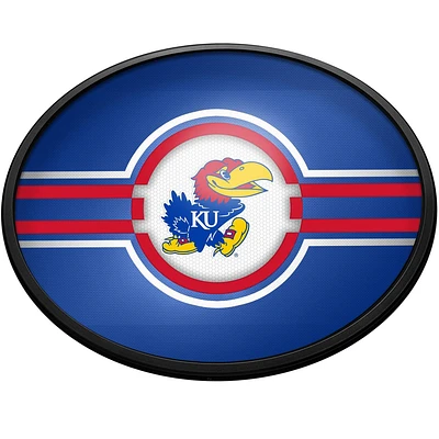 Kansas Jayhawks 18'' x 14'' Team Color Slimline Illuminated Wall Sign
