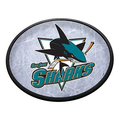 San Jose Sharks 18'' x 14'' Team Slimline Illuminated Wall Sign