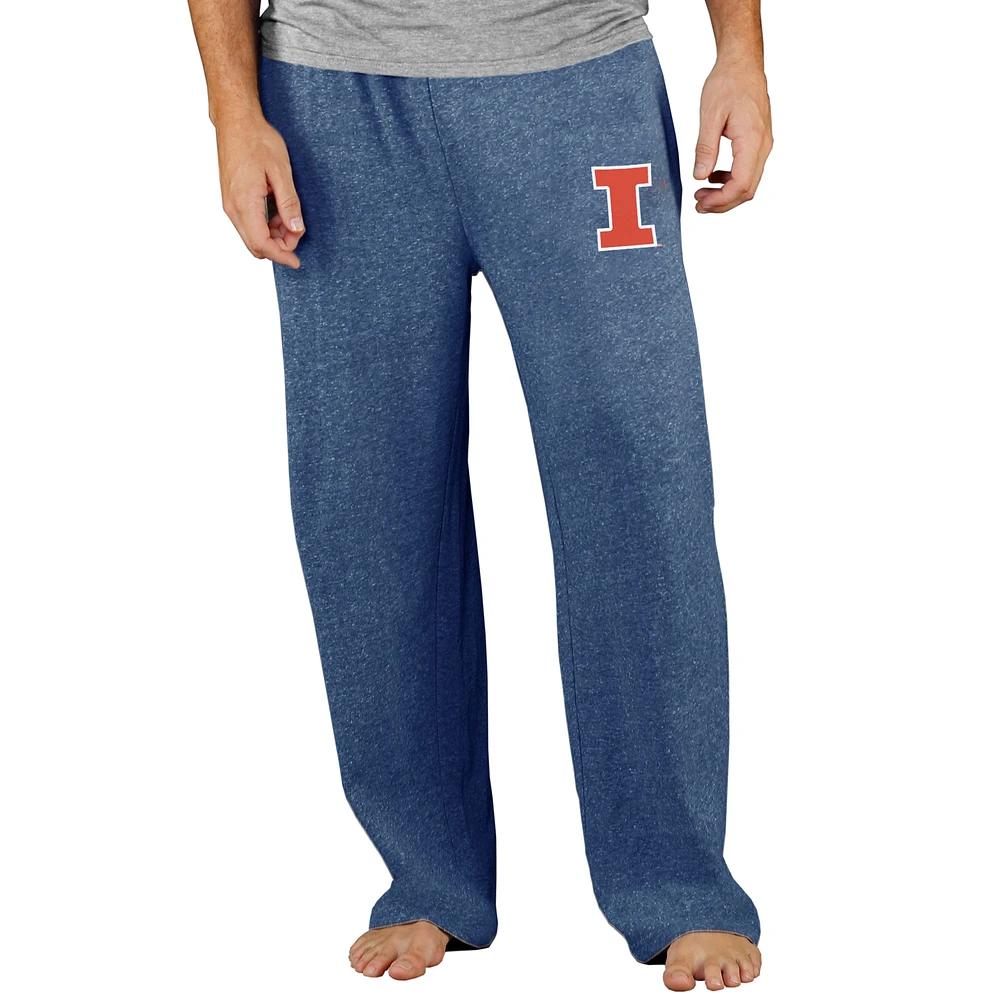 Men's Concepts Sport Navy Illinois Fighting Illini Mainstream Terry Pants