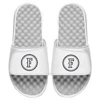 Men's ISlide White Cal State Fullerton Titans Circle Logo Slide Sandals