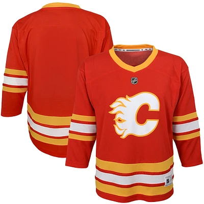 Preschool Red Calgary Flames Home Replica Blank Jersey