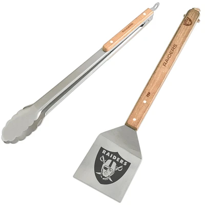 The Sports Vault Las Vegas Raiders - 2-Piece BBQ Utensil Set