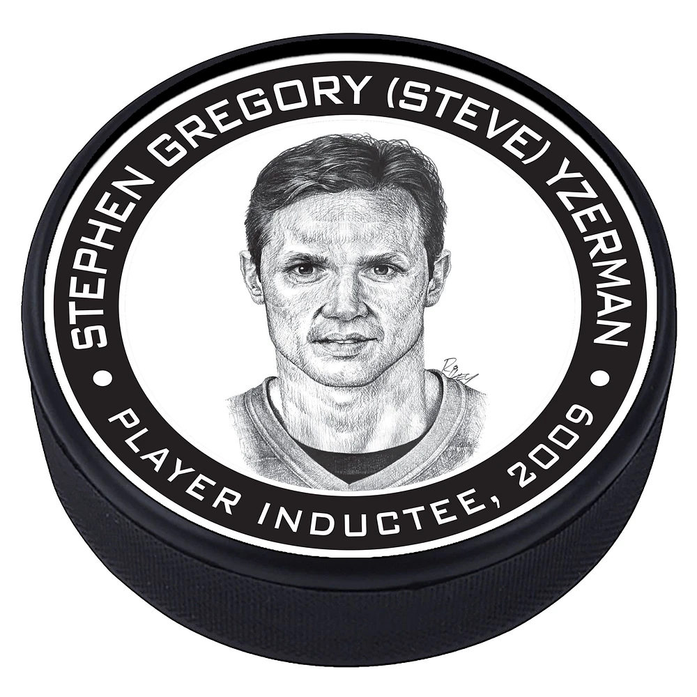 Steve Yzerman Detroit Red Wings - 2009 Legends Line Textured Hockey Puck