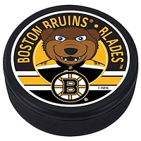 Boston Bruins - Mascot Design Hockey Puck