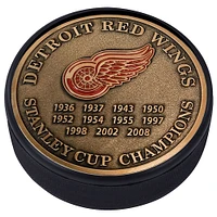 Detroit Red Wings - Champion Years Gold Medallion Hockey Puck