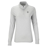 Women's Silver Clarkson Golden Knights Vansport Zen Quarter-Zip Pullover Jacket