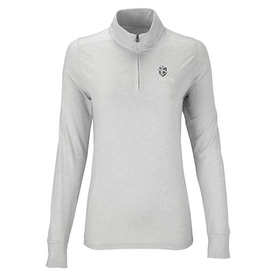 Women's Silver Clarkson Golden Knights Vansport Zen Quarter-Zip Pullover Jacket