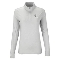 Women's Silver Clarkson Golden Knights Vansport Zen Quarter-Zip Pullover Jacket
