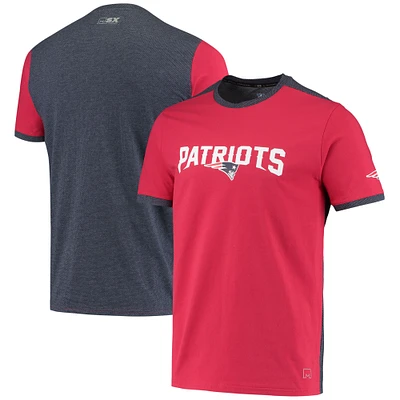 Men's MSX by Michael Strahan Red/Navy New England Patriots Mesh Back T-Shirt