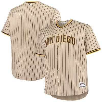 Men's Brown San Diego Padres Big & Tall Road Replica Team Jersey