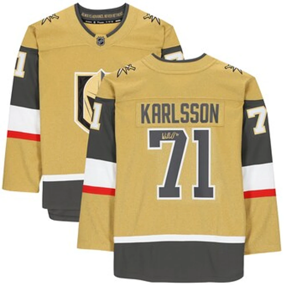 William Karlsson Vegas Golden Knights Autographed Gold Alternate Fanatics Breakaway Jersey