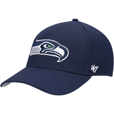 Men's '47 College Navy Seattle Seahawks MVP Adjustable Hat