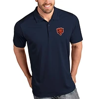 Men's Antigua Navy Chicago Bears Bear Head Tribute Polo