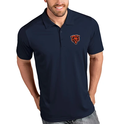 Men's Antigua Navy Chicago Bears Bear Head Tribute Polo