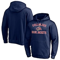 Men's Navy Columbus Blue Jackets Special Edition Victory Arch Pullover Hoodie
