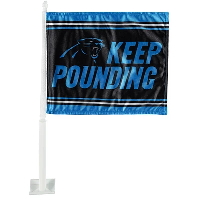 Carolina Panthers Keep Pounding Car Flag