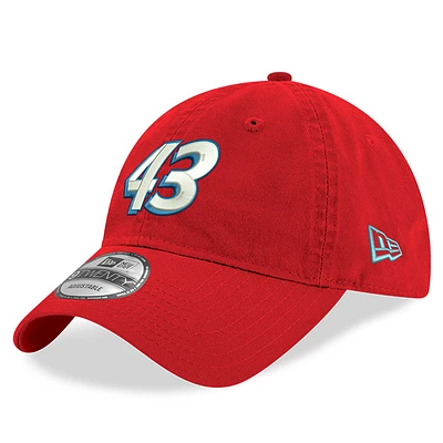 Men's New Era Red Erik Jones Enzyme Washed 9TWENTY Adjustable Hat