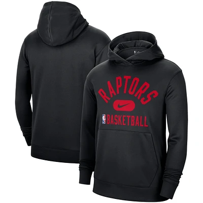 Men's Nike Black Toronto Raptors 2021-2022 Spotlight On Court Performance Practice Pullover Hoodie