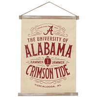 Alabama Crimson Tide 23'' x 15'' Team Canvas Banner