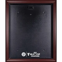 Columbus Crew Mahogany Framed 2020 MLS Cup Champions Team Logo Jersey Display Case