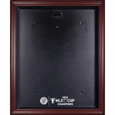 Columbus Crew Mahogany Framed 2020 MLS Cup Champions Team Logo Jersey Display Case