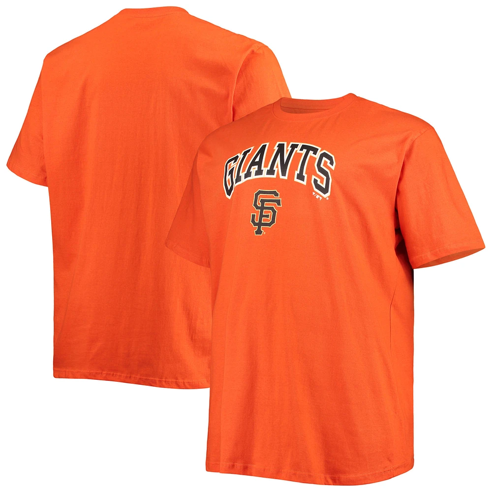 Men's Fanatics Orange San Francisco Giants Big & Tall Secondary T-Shirt