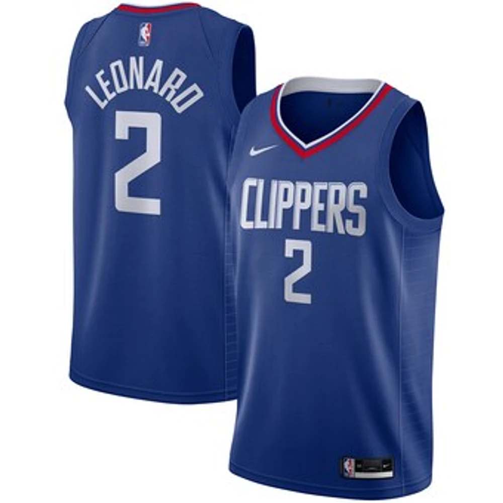 Men's Nike Kawhi Leonard Royal LA Clippers 2020/21 Swingman - Jersey - Icon Edition