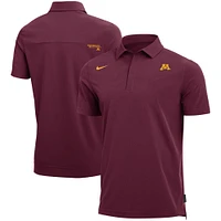 Men's Nike Maroon Minnesota Golden Gophers 2021 Coaches Performance Polo