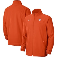 Men's Nike Orange Clemson Tigers 2021 Sideline Full-Zip Jacket