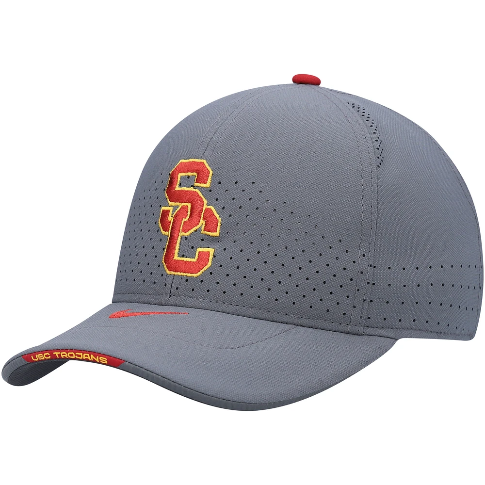 Men's Nike Gray USC Trojans 2021 Sideline Classic99 Performance Flex Hat